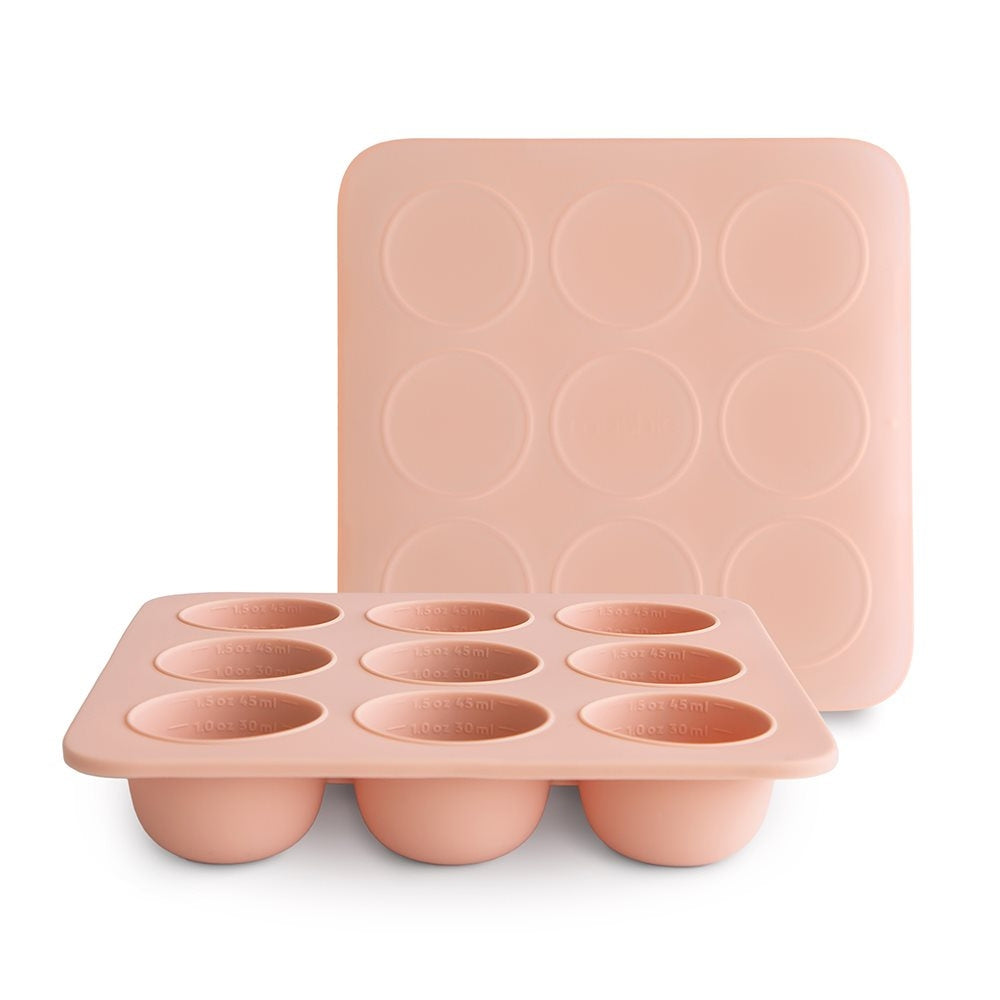 Mushie Silikonform zum Einfrieren Blush