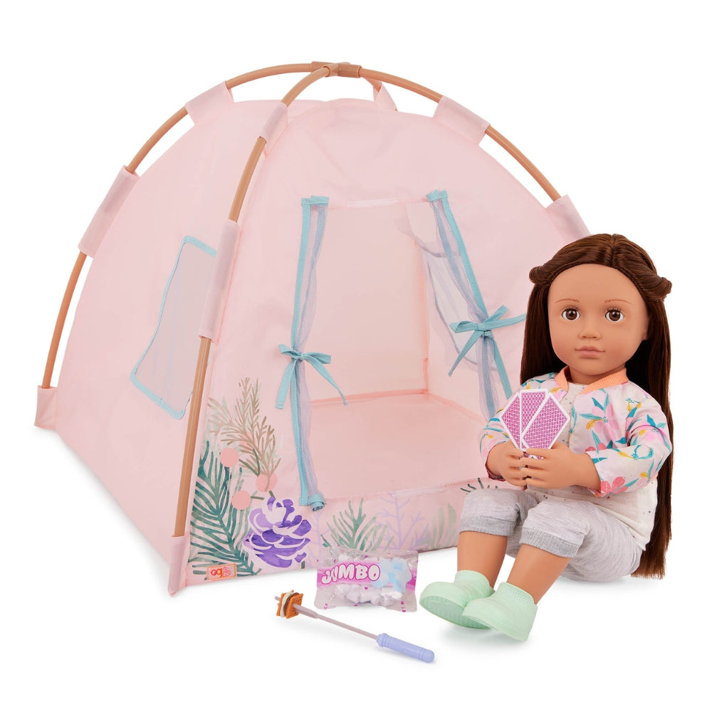 zelt mit zubehör Our Generation Zubehör für Puppen Camping Nights Zelt mit Zubehör – 4kidspoint