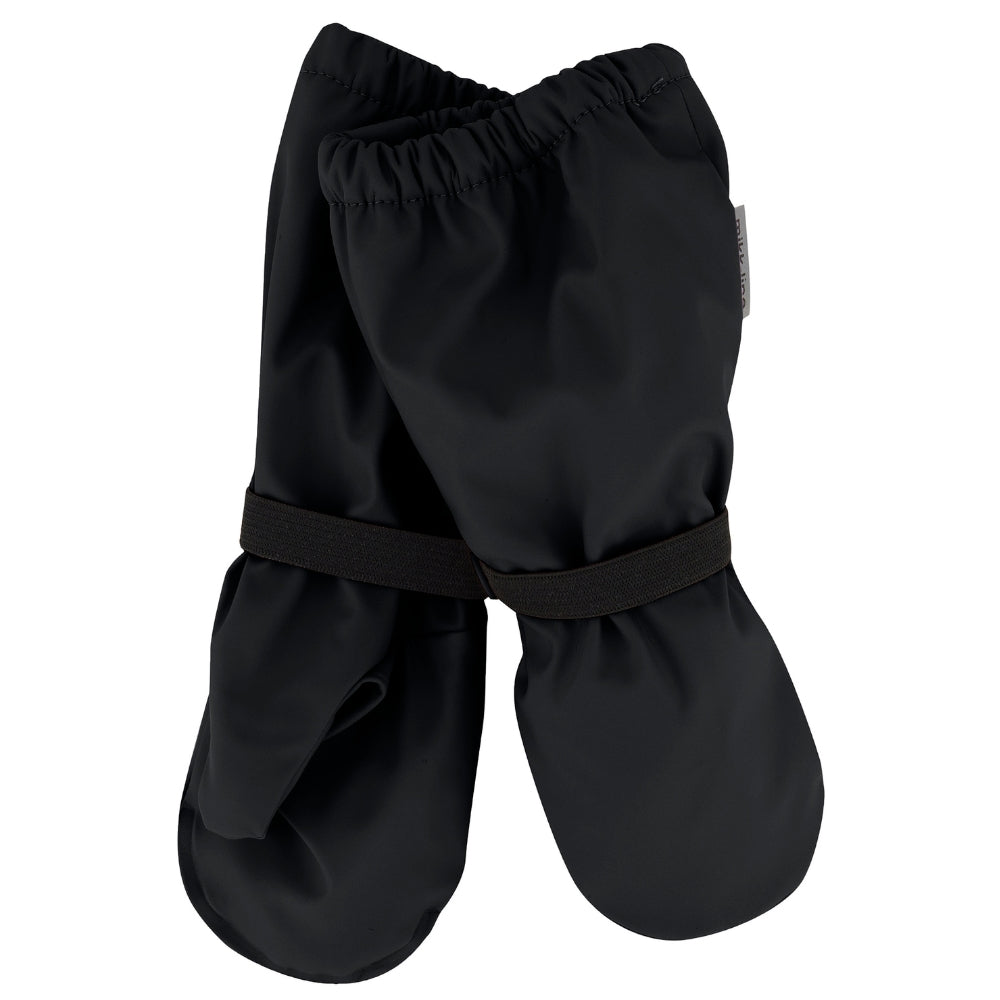 Mikk Line Kinder Fleece Handschuhe Recycled Schwarz – 4kidspoint