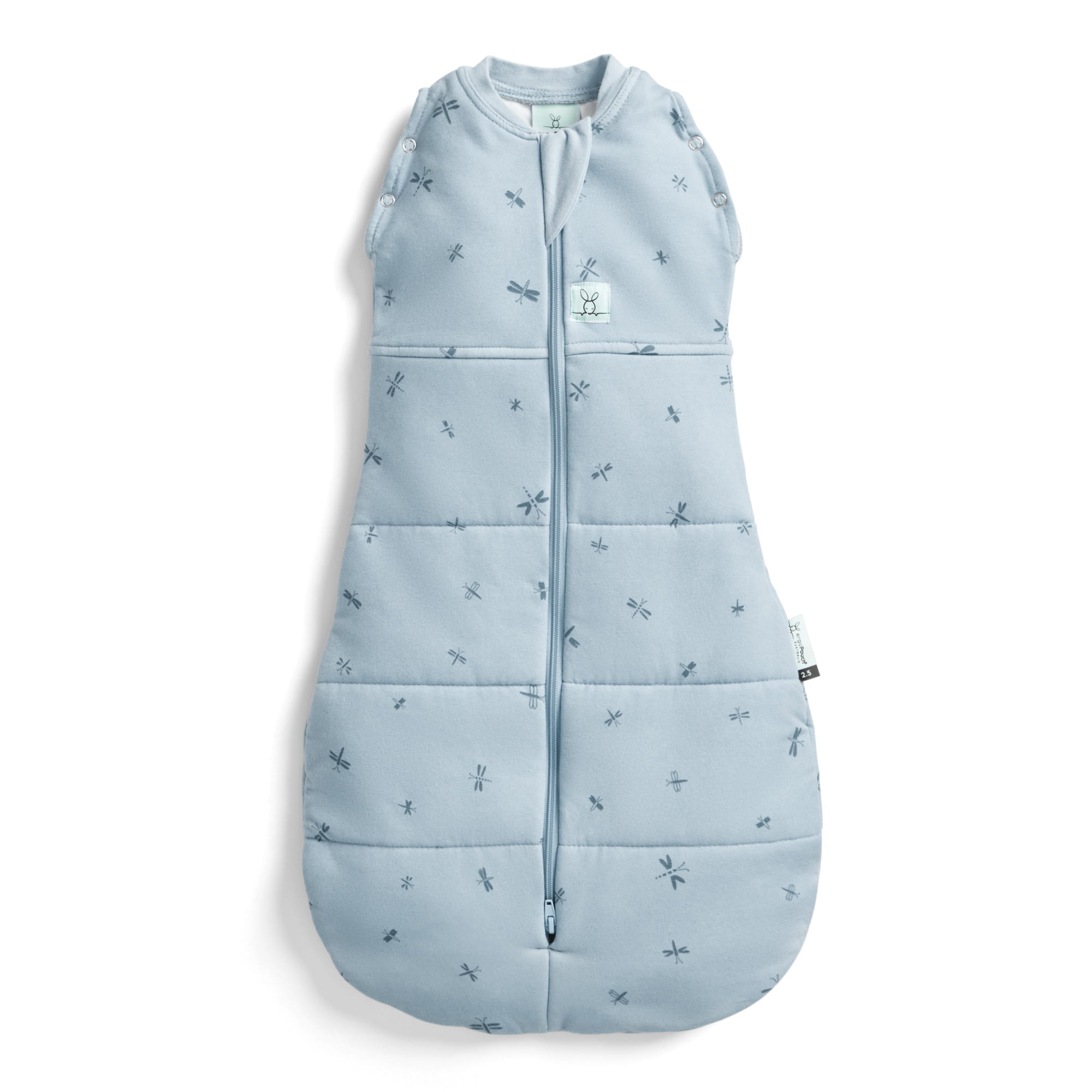 tog 0 2 schlafsack ergoPouch Schlafsack 2 in 1 wickeln Dragonflies 0-3 Monate. 2.5TOG – 4kidspoint