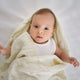 LullaLove Babydecke Merinowolle Kokosnuss
