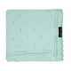Lullalove Openwork Babydecke 80x100 cm Gänseblümchen mint