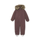 En Fant Kinder Winteroverall Kunstpelz Rose Taupe
