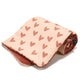 La Millou Cotto L Babydecke 110x140 cm Heartbeat Pink