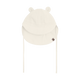 Huttelihut Baby-Sommermütze aus Baumwollmusselin Bärenohren Antique White