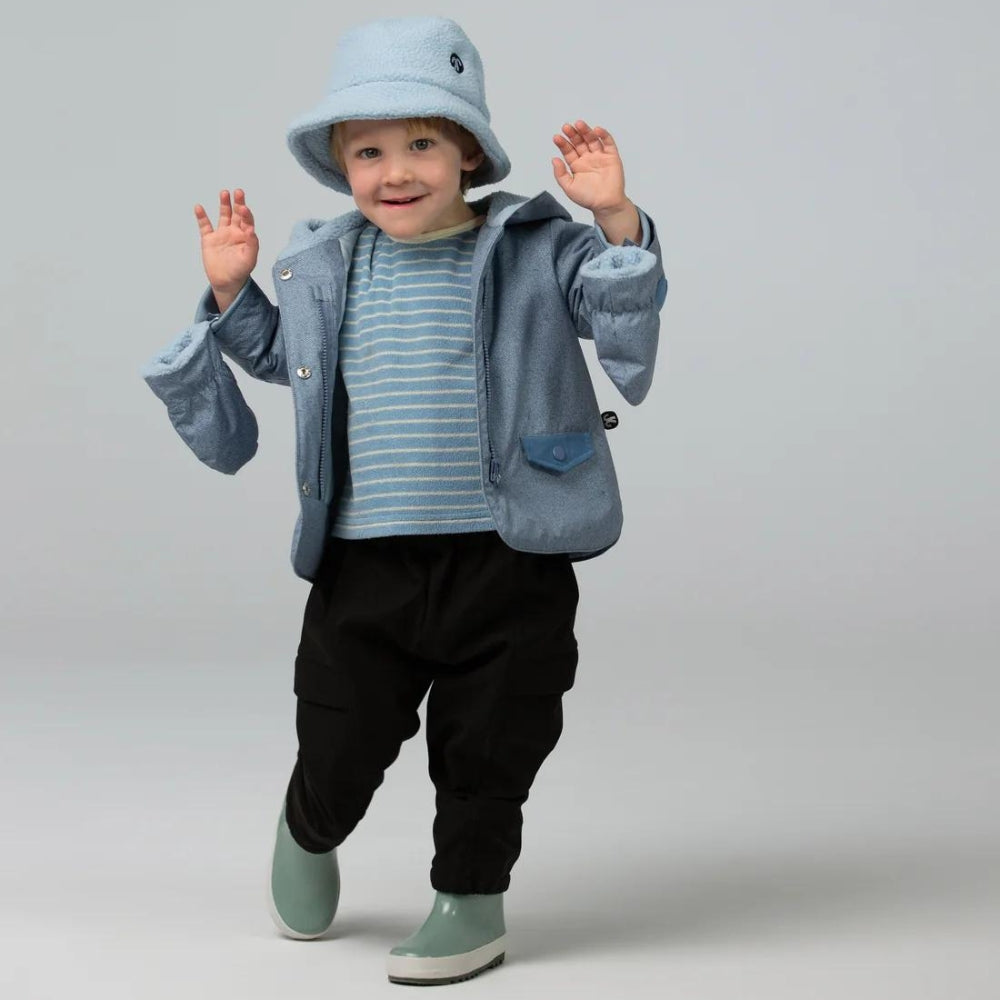 Ducksday Winter-Babyjacke mit abnehmbaren Handschuhen Joe – 4kidspoint