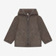 Huttelihut Kinder-Wolljacke aus Merinowolle Brown Melange