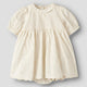 Lil' Atelier Babykleid Kokosnussmilch NBFFLORES