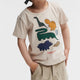 Liewood T-shirt für Jungen Apia Platzierung Dinosaurier / Sandy