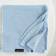 Lullalove Leichte Bambus-Babydecke Häschen - babyblau