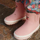Konges Slojd Kinder Gummistiefel Roi Regen Niedrig Cameo Braun