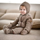 Mikk Linie Merinowolle Baby Overall Melange Denver