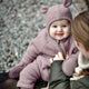 Mikk line Merinowolle Baby-Overall Twilight Mauve