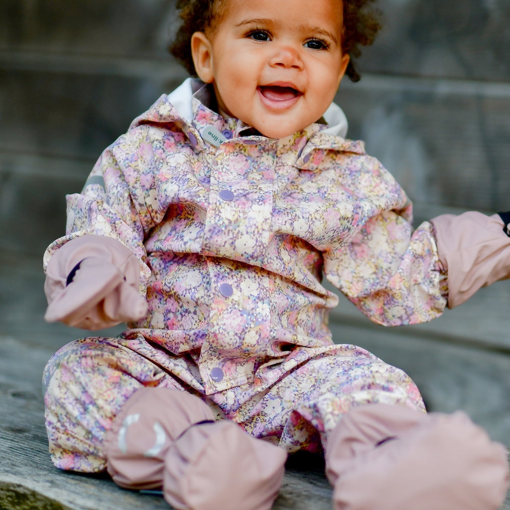 handschuhe kinder fleece Mikk Line Kinder Fleece Handschuhe Recycled Adobe Rose – 4kidspoint