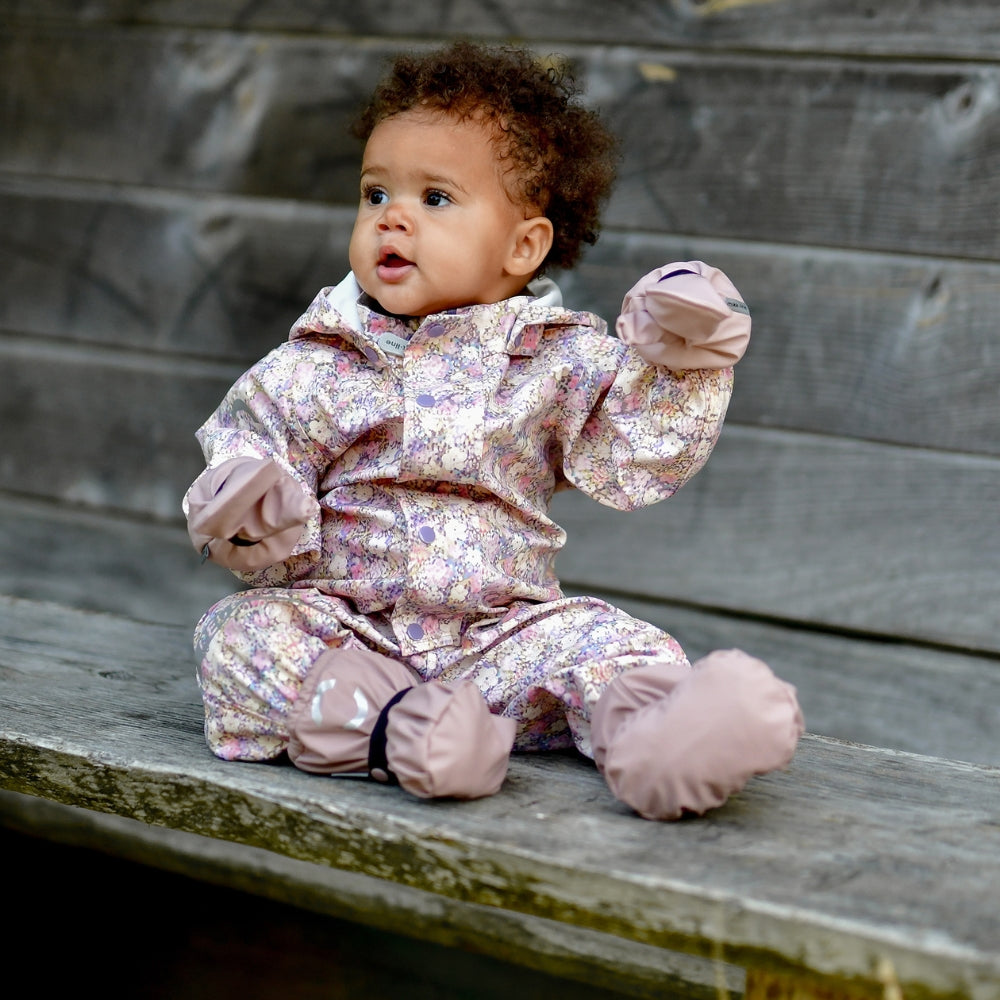 handschuhe kinder fleece Mikk Line Kinder Fleece Handschuhe Recycled Adobe Rose – 4kidspoint