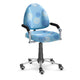 Mayer Bürostuhl ergonomisch mitwachsend Freaky, Blau mit Kreisen