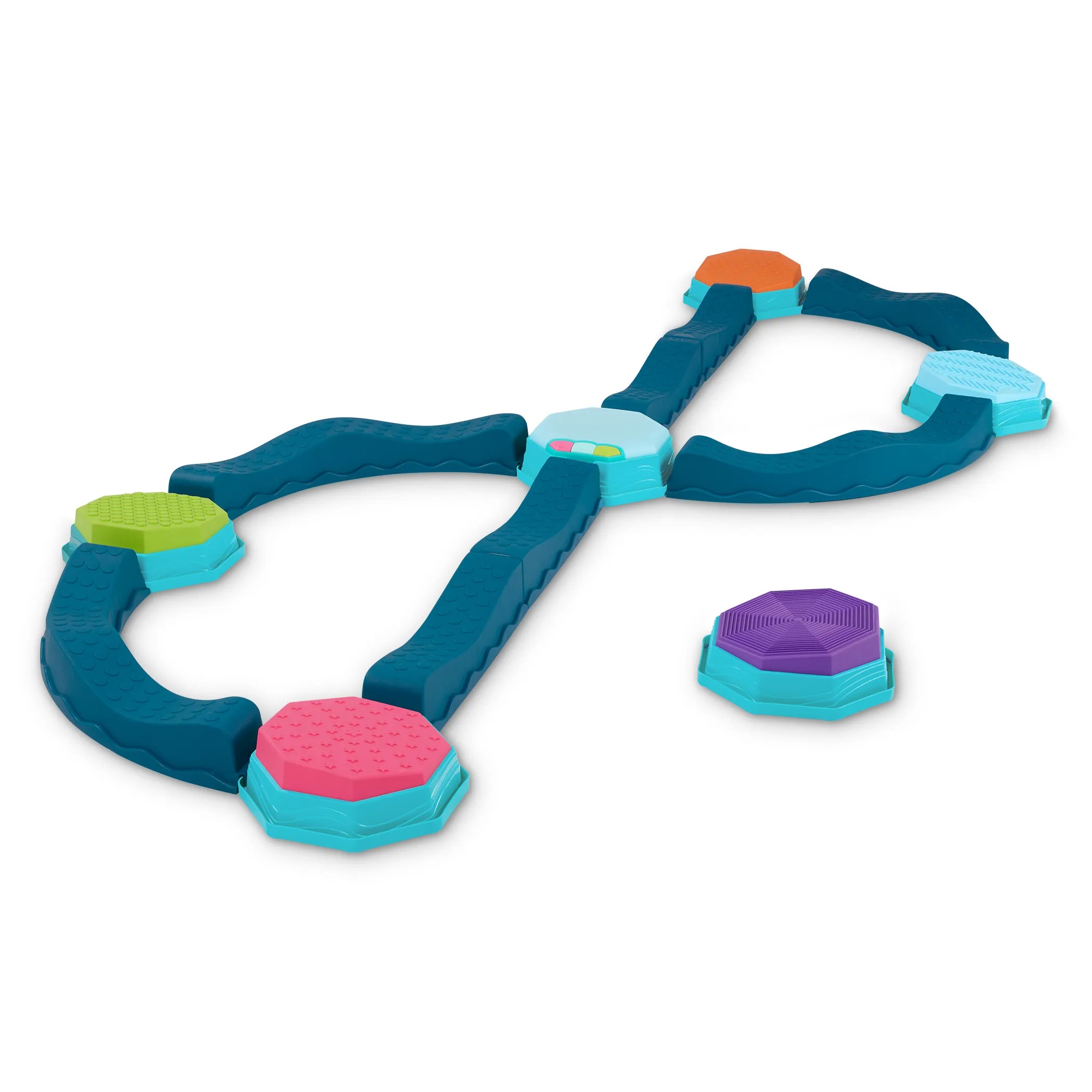 B. Toys Balance & Groove Set – Schwebebalken Mit Musikstein, 5 Sinnessteine, 8 Wellenbalken – Aktives Spielzeug Für Kinder Ab 3 Jahren B. Toys Balance & Groove Set – Schwebebalken Mit Musikstein, 5 Sinnessteine, 8 Wellenbalken – Aktives Spielzeug Für Kinder Ab 3 Jahren