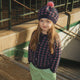 Konges Sløjd Kinder Strickjacke mit Wolle Belou Rose