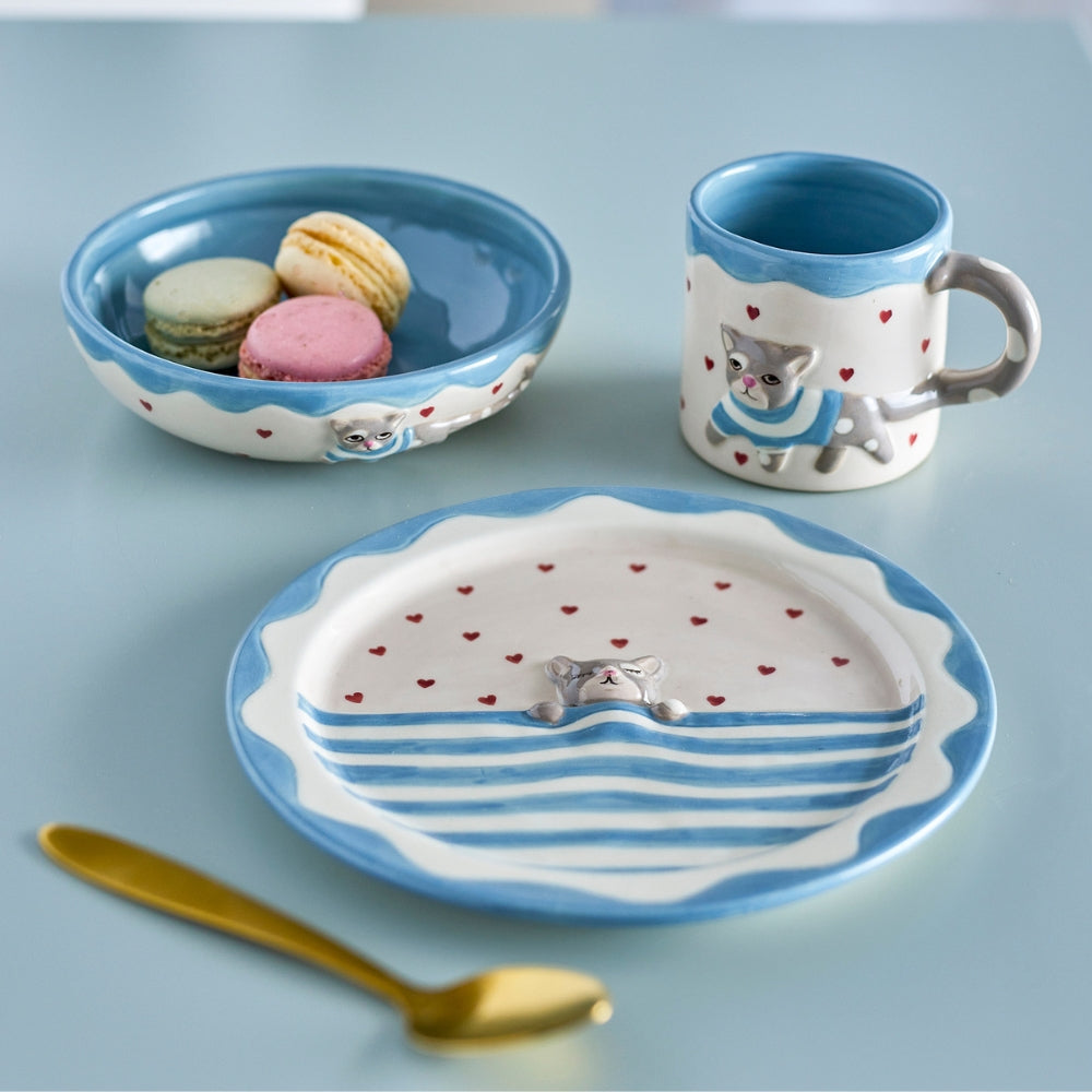Steingut Geschirr Set – Stilvolles Design und Qualität – 4kidspoint