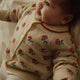 Konges Sløjd Kinder-Strickjacke mit Kragen Belou Rose