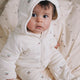 Konges slojd Newborn Baby-Schlafanzug mit Kapuze Cherry