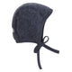 Huttelihut Babymütze aus Wollfleece Ombre Blue Melange