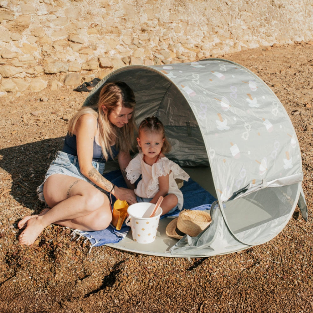 uv zelt baby Beaba Strandzelt für Kinder „Breezy“ mit UV-Schutz UPF 50+ in der Farb – 4kidspoint