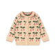 Konges Sløjd Kinder-Strickjacke mit Kragen Belou Cherry