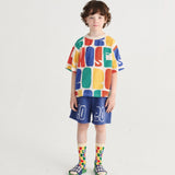 Bobo Choses Kinder-T-Shirt Farbe all over