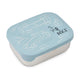 Liewood Kinder Lunchbox Arthur Gedruckte Rennwagen / Strand blau