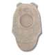 Huttelihut Woll-Balaclava mit Ohren Wool Teddy Camel Melange