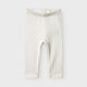 Lil' Atelier Leggings für Babys Slim Fit Coconut Milk NBFRACHEL
