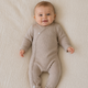 Noppies Baby Anzug Nevis Taupe Melange