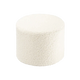Wigiwama Plüsch Baby Pouffe Creme Weiß