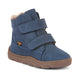 Froddo Barfuß-Winterstiefel für Kinder Zeru Tex Furry Blue
