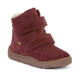 Froddo Barfuß-Winterstiefel für Kinder Zeru Tex Furry Red