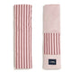 La Millou Gurtpolster aus Baumwollvelours STRIPES PINK