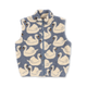 Konges Slojd Kinder-Fleece-Weste Jody teddy GRS Dino-Silhouette