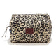 La Millou Damen Kosmetiktasche Ortalion Leopard Creme