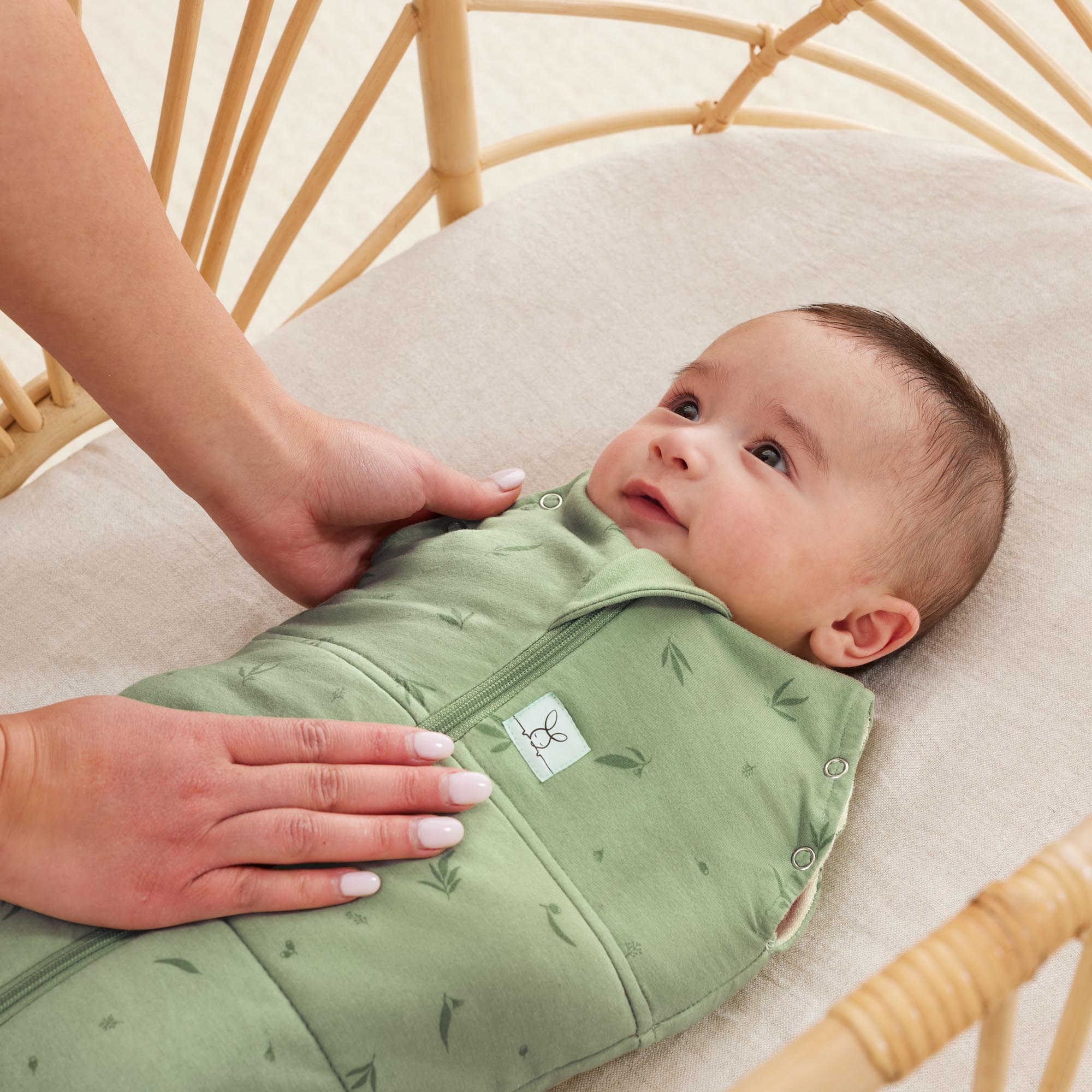 ergoPouch Schlafsack 2 in 1 Wickeltuch Willow 0-3 Monate. 2.5TOG – 4kidspoint