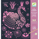 Djeco Kratzbild Leuchtender Schwan