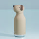 Asobu Thermoflasche mit Strohhalm Bestie Hund Beige 460 ml