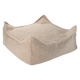 Wigiwama Square Baby Pouffe Ottoman Biscuit