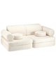 Wigiwama Kindersofa Creme Weiß
