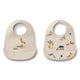 Liewood Silikon-Lätzchen Tilda All Together / Sandy 2er-Pack