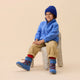 Affenzahn Kinder Winter-Barfußschuhe gefüttert Snowy Whale Blau