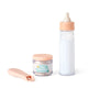 Tiny Harlow Tiny Tummies Puppenfütterungsset Schüssel und Löffel, und Milchflasche