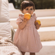 Lil' Atelier Baby Girl Kleid Pfirsich Peitsche NBFDEMBE