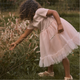 Lil' Atelier Tüllkleid für Mädchen Peach Whip NMFFANELLA