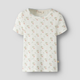 Lil' Atelier Kurzarm-T-Shirt Coconut Milk Strawberry NMFRACHELLO